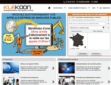 Tablet Screenshot of klekoon.com